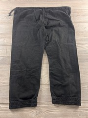 Tatami Fightwear Embroidered Pants Mens A3 Black Jiu Jitsu Bottom Cotton