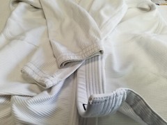 Kingz Kimono Gym BJJ Gi Jacket Size Youth M3 White Top Only