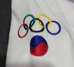 ❤RARE❤ TAEKWONDO RECOGNIZED KOREA USA OLYMPICS SIZE Size 6 White Full GI❤