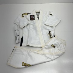 Fuji Tanto White Embroidered IBJJF Competition BJJ Kids Size C0 (7-8) NEW