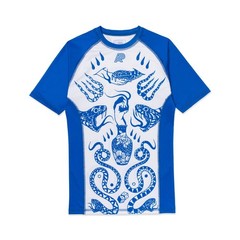 Albino and Preto Year of the Snake Rash Guard SS Short No Gi Bjj Competitor