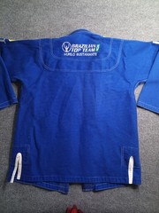 Brazilian Top Team BTT Competition BJJ Gi Jacket A3 Blue Murilo Bustamante