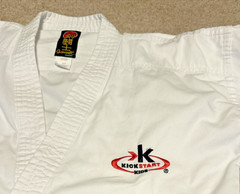 Gladiator by ProForce Kickstart Kids Martial Arts Karate Gi Uniform White Size 5