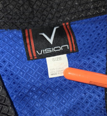 Adult VISION Taekwondo Gi Uniform Size 4/180, Blue – Master Yoo Patches, Korea