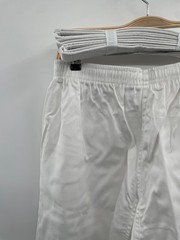 Century Karate Student Uniform Gi Adult XL 6 White Open Front Drawstring Waist