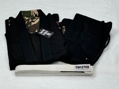 Twister Victory Brazilian Jiu Jitsu Gi I Camo BJJ Kimono w/ White Belt Sz A1 NWT