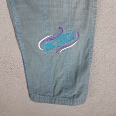 War Tribe Jiu Jitsu Pants W2 Gi Zubon Ripstop Blue 29″ Martial Arts