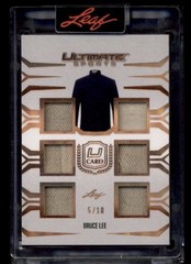 BRUCE LEE LEAF ULTIMATE SPORT 2024 L/E#5 /10 USED WORN 6-PCE WARDROBE RELIC