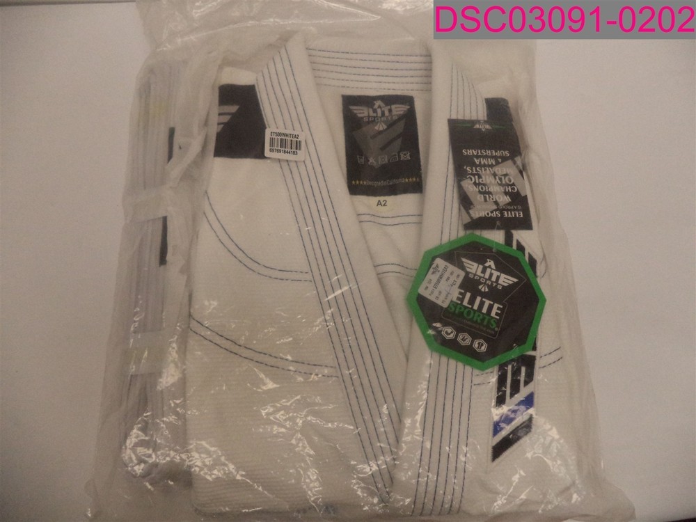 Elite Sports ET500 White Size A2 Kimono Juijitsu Uniform