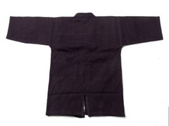 indigo dyed navy blue single layer Japanese Kendo gi Kendogi Jacket 100% cotton