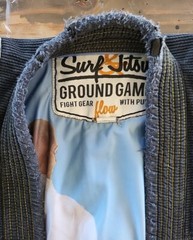 LOT of 2 Retro Style Ground Game & Surf Jitsu Jiu Jitsu Gi A2 Kimonos – USED