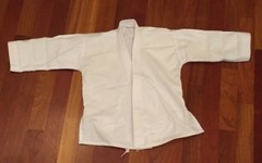 Kung Fu Uniform Top to Down Set in White Color – Size 00 Kids Unisex – LQQK!