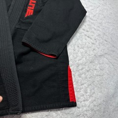 Elite Sports GI Set MMA Brazilian Jujitsu BJJ Uniform Black Red Adult Size C3