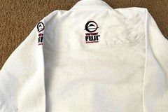 Karate Jiu-Jitsu White Gi Fuji Traditional High Quality Size C0 With Belt