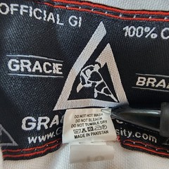 Gracie Jiu-Jitsu Classic Gi With Belt Sz 00/120 (Kids 4-7) White BJJ MMA Boxing