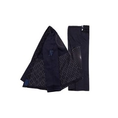 New Albino & Preto BJJ GI Navy Blue Batch#72 Satori Jiu Jitsu Uniform With Bag