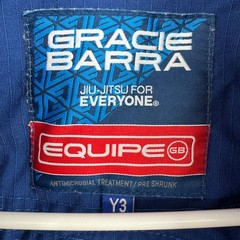 Gracie Barra Jiu-Jitsu Gi Top Kids Y3 Blue Equipe GB Edition Ripstop Training