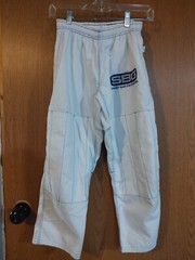 SBG Gi Youth Child White Blue Straight Blast Gym Jiujitsu Gym Complete Set C1 C2