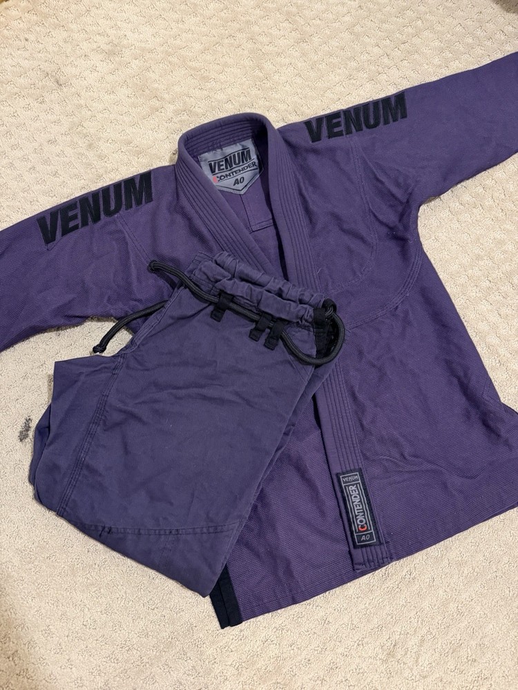 Venum Contender A0 Purple Jiu-Jitsu Gi for Adult Unisex