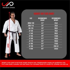 JP Karate Gi Uniform 8oz Martial Arts Adult Lightweight Kids Belt Outfit White