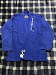Gameness Air BJJ Gi Blue Size A2 Combate Academy Uniform Top Only No Belt