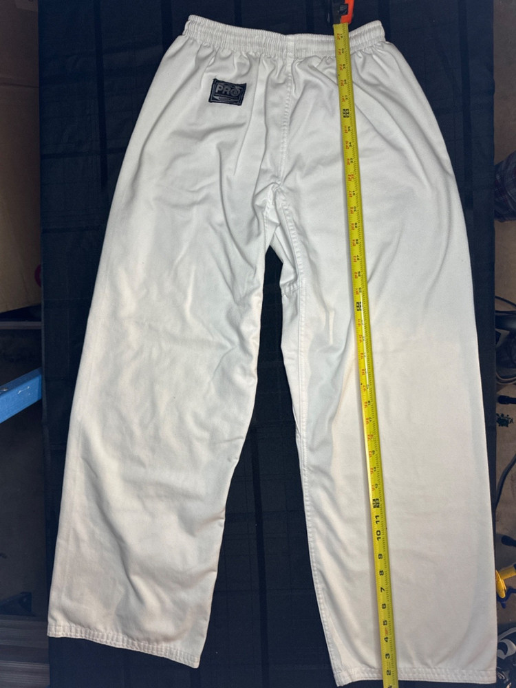 Pro Boxing Supplies Professional TaeKwanDo White Pants 5/190