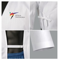 Female Mooto Taekwondo Poomsae Uniform Gi Dobok TKD TF Kukkiwon Approved New