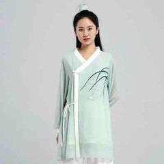 Tai Chi Clothes Wushu Clothes Kung Fu Clothes Martial Art Uniform light green