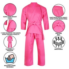 Martial Arts Karate uniform lightweight kids and adult training Gi MMA Fighter