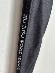 JJWL Jiu Jitsu Rash Guard Youth KXL Black Long Sleeve World League MMA BJJ
