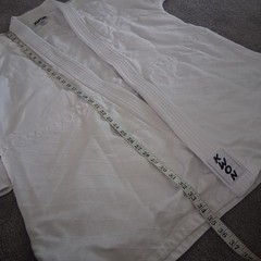 KWON White Judo Jiu-Jitsu Gi Uniform Set – Size 5 Thick Heavyweight 3-Piece