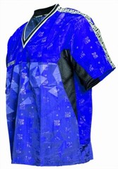 TOP TEN SPORT KARATE uniform KICKBOXING ULTRALIGHT PRISM BLUE MMA TKD point spar
