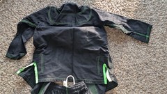 Hawk BJJ Gi Black Green K0