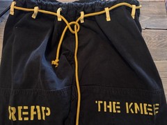 Cobra Kai Jiu Jitsu Gi, Black/ Gold, Adult A6 , 100% Cotton