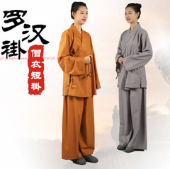 Unisex Buddhist Zen Clothing Shaolin Monk Kung Fu Martial Arts Wushu Uniforms