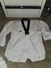 adidas taekwondo Shirt Lot Of 2 160cm White Korea