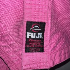 FUJI Jiu Jitsu Gi & Gear Girls SIZE WC1 Pink Fuji Kimono, WC1 ***JACKET ONLY***