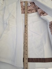 Youth Kids white Brazilian Jiu-Jitsu (BJJ) gi set Gracie AV Desert Combat Gi M0