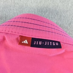 Adidas Jiu-Jitsu Gi Jacket Womens XL Pink Gracie Barra F4 X-Large Patch No Belt