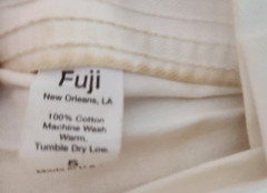 Yu’s Taekwon Do N.B.M. Men’s Gi Fuji Brand Size 5 White Belt