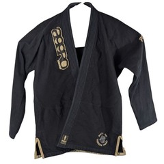 Aggro KIMONO Black Ripstop Gi Top ONLY Uwagi BJJ MMA JUDO size A3 Gentle Art