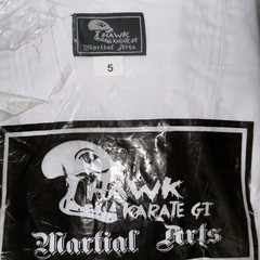 Hawk Karate GI Size 5 (L/XL) World Class Karate Uniform Adult New In Package