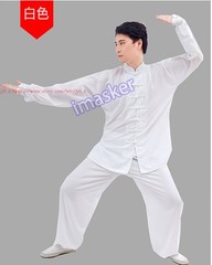 Unisex Cotton Kung Fu Tai Chi Uniform Morning exercise martial arts Clothes Suit