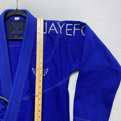 JAYEFO Jiu Jitsu Gi Kimono Suit Mens A1 Blue BJJ Karate Uniform Set