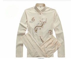 M-3XL 2pcs Traditional Chinese Style Clothes – Wu Shu / Kung Fu Uniform For Men