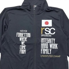 RSC Products Hinomaru Dry Jersey Sports Wear Black Jacket and Pants Set Boxing