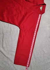 Century Sz 3 Martial Arts Red Canvas Kimono Top Jacket Adult Small Karate