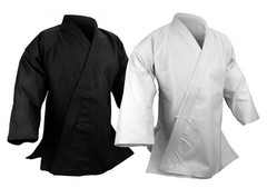 14 oz Ultra Heavy Karate Jacket Uniform Martial Arts Gi Black or White