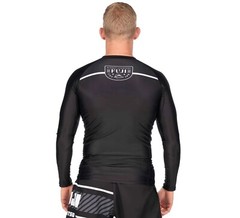 Fuji Sports Freestyle 2.0 IBJJF Ranked BJJ Jiu Jitsu Long Sleeve Rashguard Black