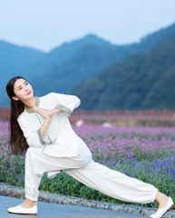 New Women Soft Cotton Linen Tai Chi Uniform Kung Fu Martial Arts Wing Chun Suit